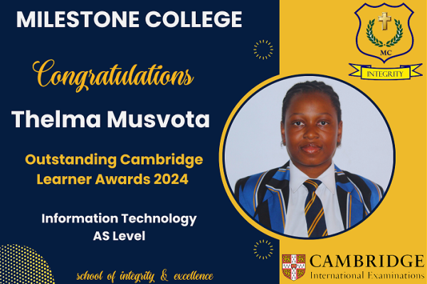 Outstanding student Banner